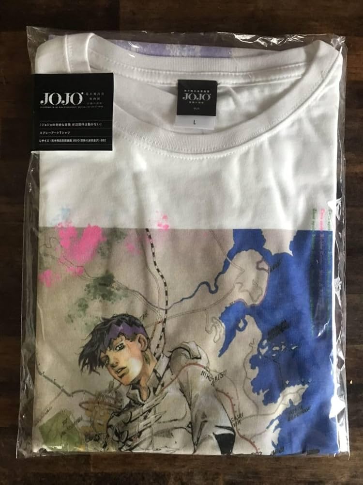 ジョジョ展 岸辺露伴 スプレーアート Tシャツ Mサイズ、Lサイズ